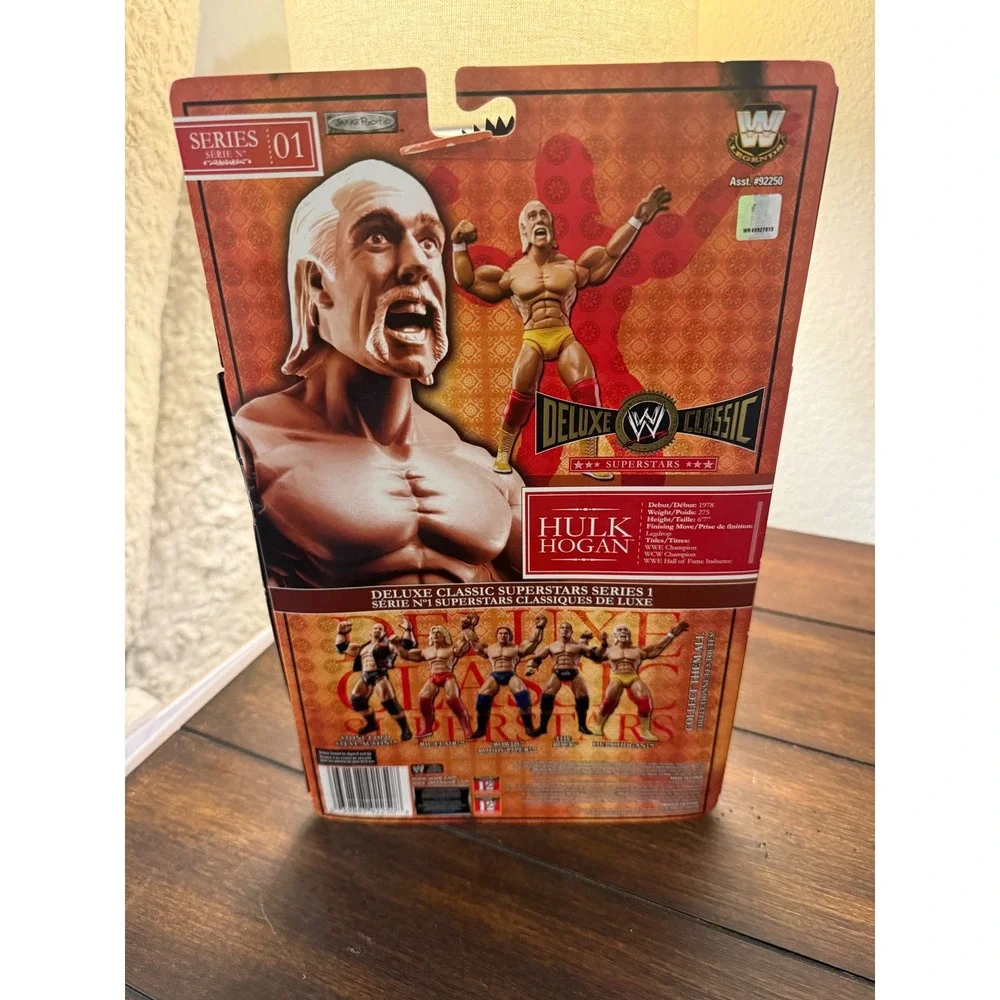 WWE Jakks Pacific Deluxe Classic Superstars Series 1 Hulk Hogan Action Figure